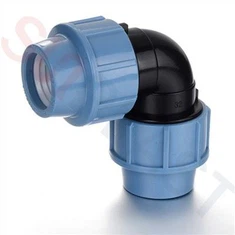 HDPE þjöppun 90 gráðu olnbogi